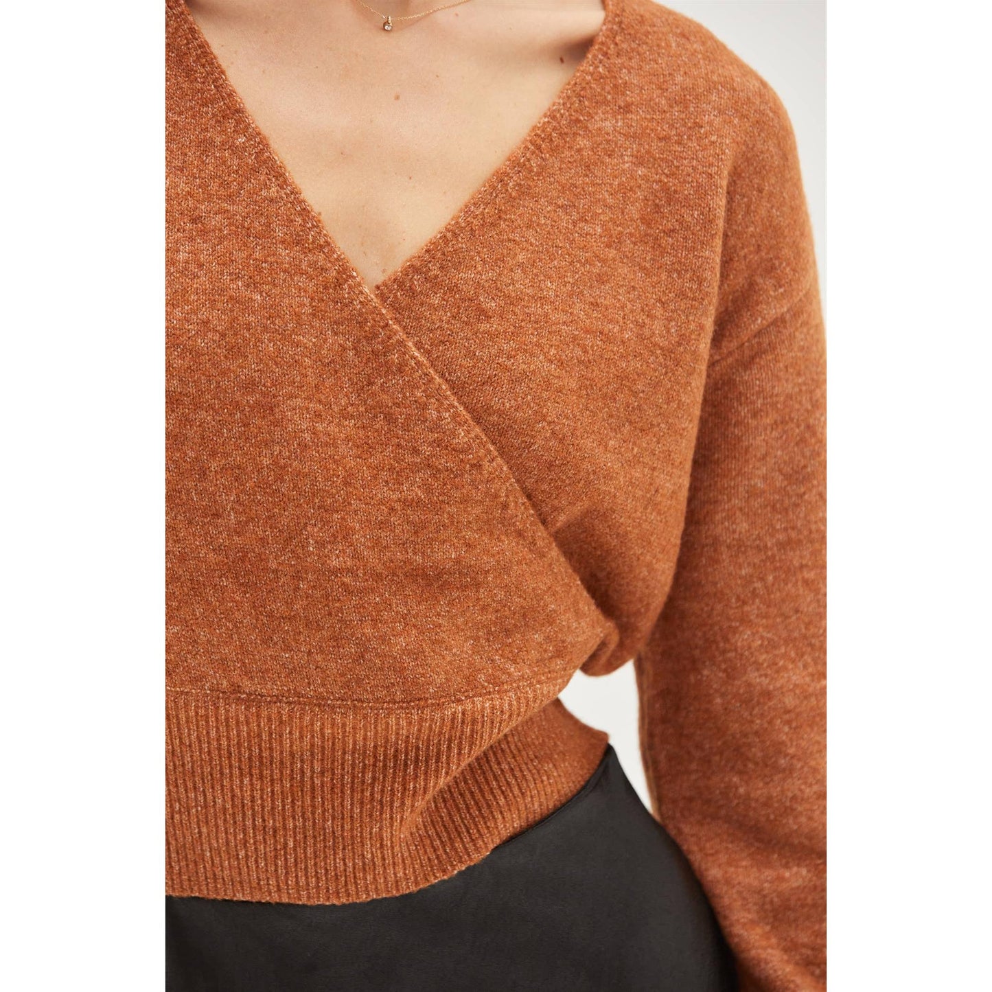 Cinnamon Wrap Sweater