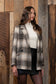 Plaid Notched Collar Blazer