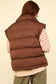 Chocolate Puffer Vest