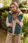 Quilted Puffer Vest - Hunter Green