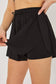 Flowy Drawstring Shorts - Black