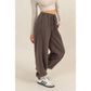 Mineral Wash French Terry Joggers - Charcoal