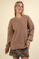 Taupe Oversized Knit Sweater