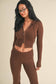 Chocolate Slim Fit Sweater Hoodie