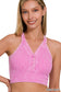 V-Neck Bra Tank - Bright Mauve