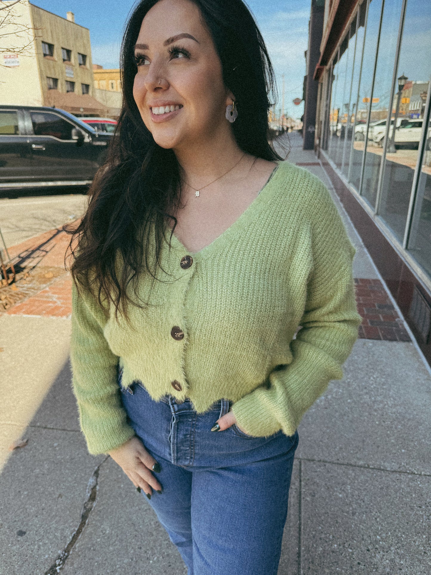 Irish Green Cardigan