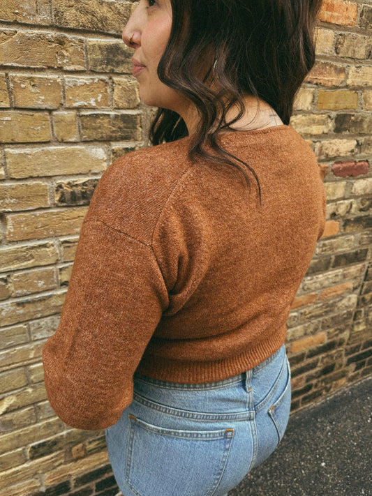 Cinnamon Wrap Sweater