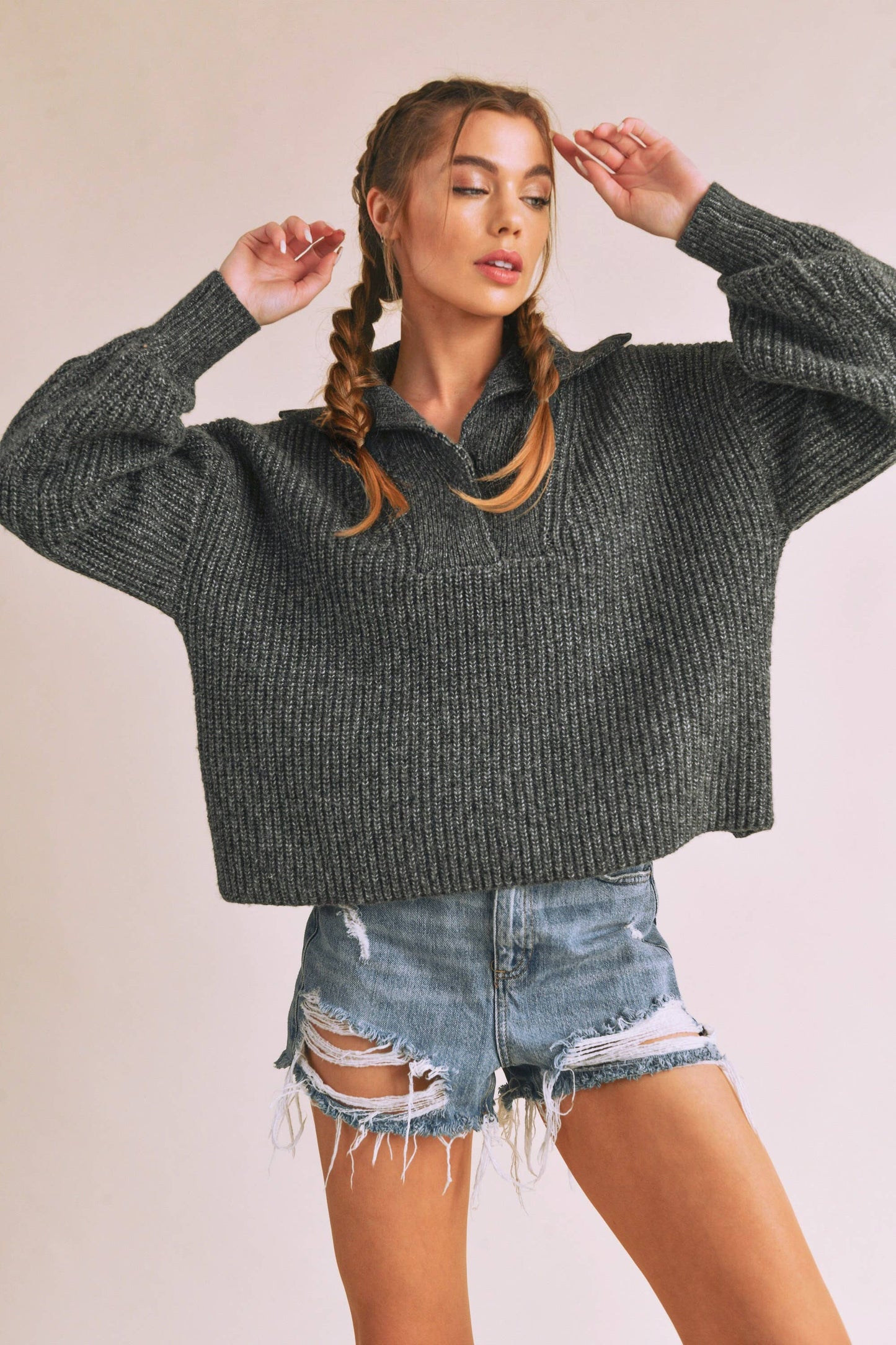 Hanna Henley Sweater