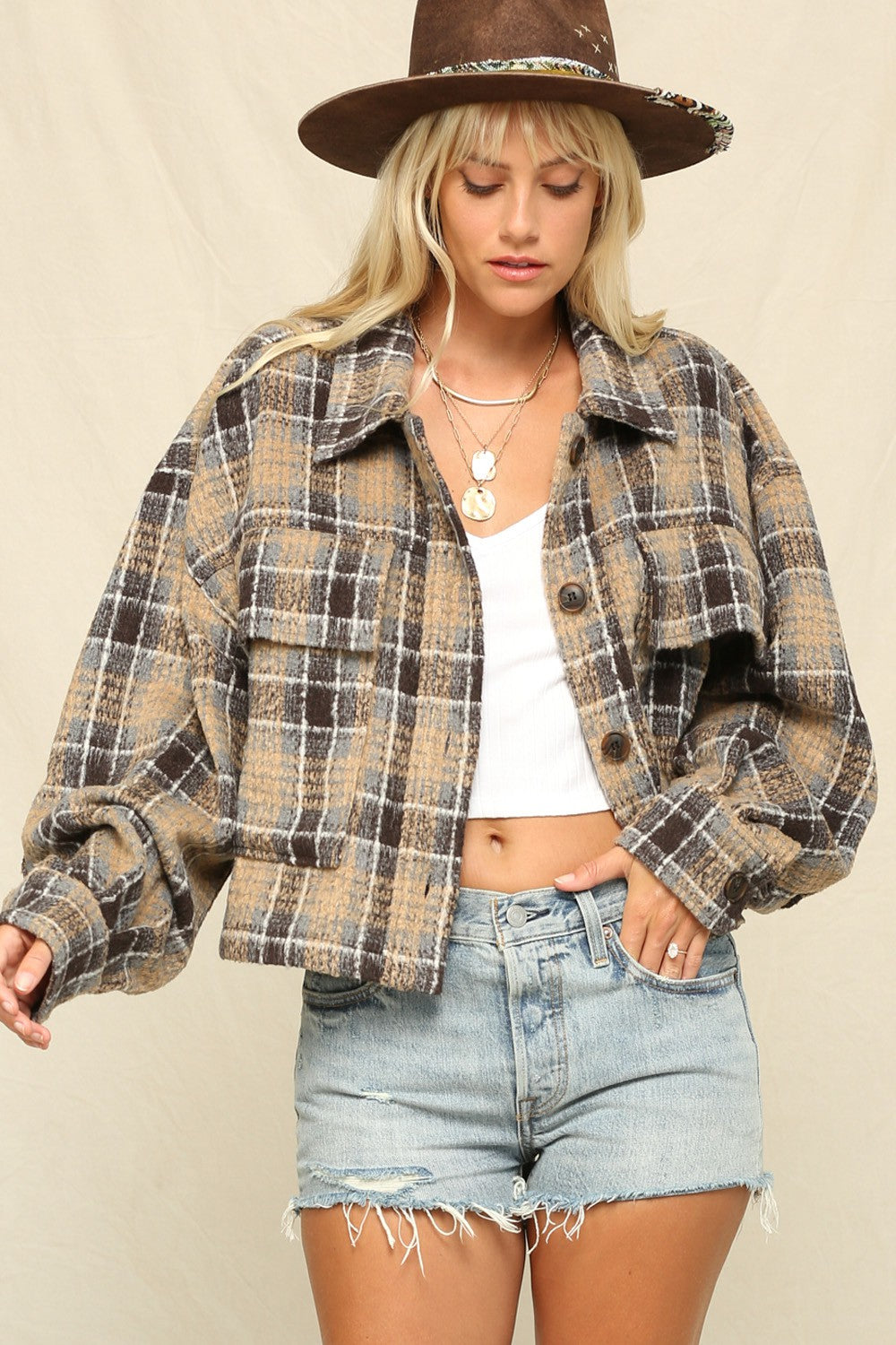 The Ashlyn Plaid Shacket