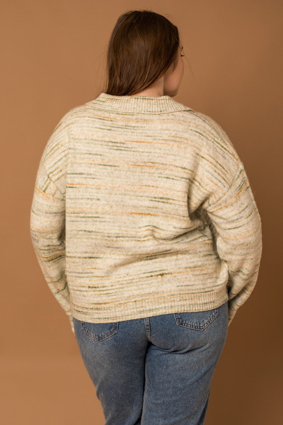 Curvy Collared Sweater