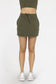 Cotton Blend Mini Skort